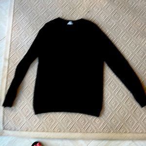 black cashmere sweater